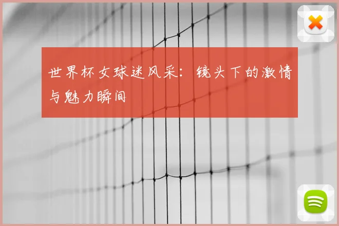 世界杯女球迷风采：镜头下的激情与魅力瞬间